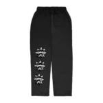 Glo Records Straight Leg Sweatpants (Black)