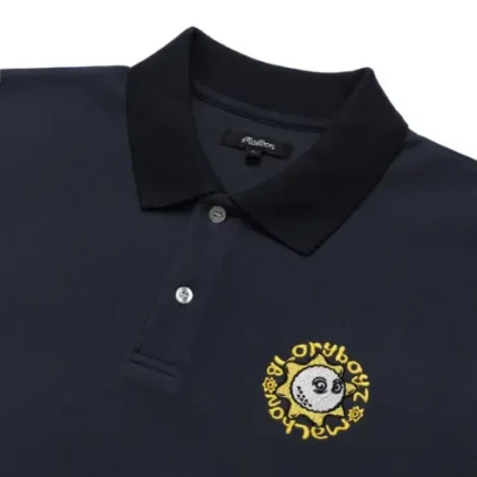 Navy Malbon x Gloryboyz Polo Tee