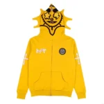 Yellow Glo Man Full Zip Hoodie