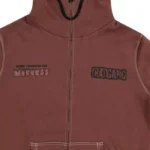 Brown Glo Gang Full Zip Hoodie