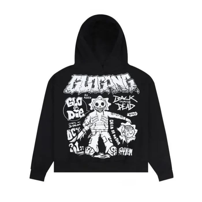 Black Glo Gang BFTD Party Hoodie